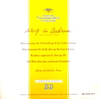 Deutsche Grammophon : Aeschbacher - Beethoven Sonatas 17 & 26